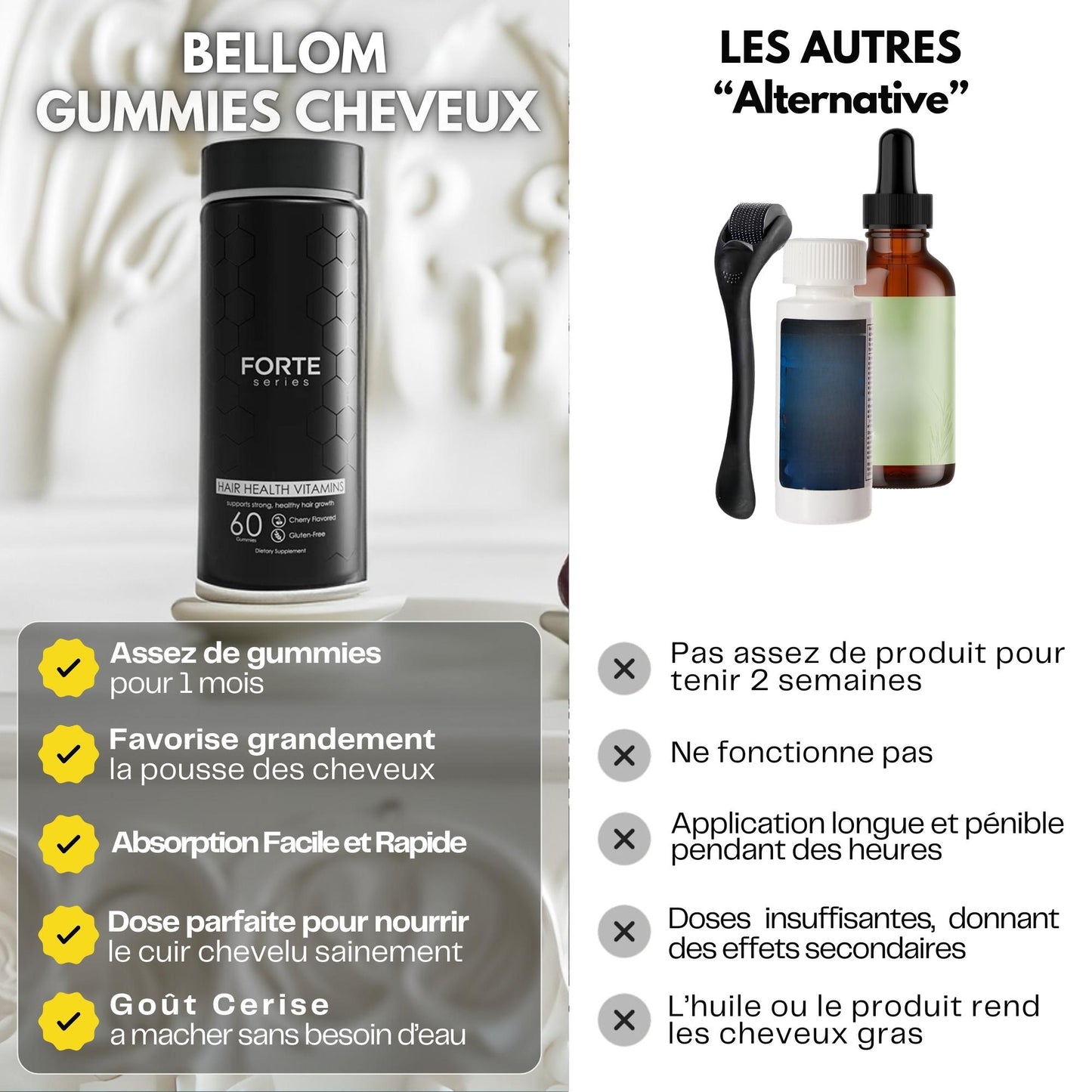 Gummies pour Cheveux