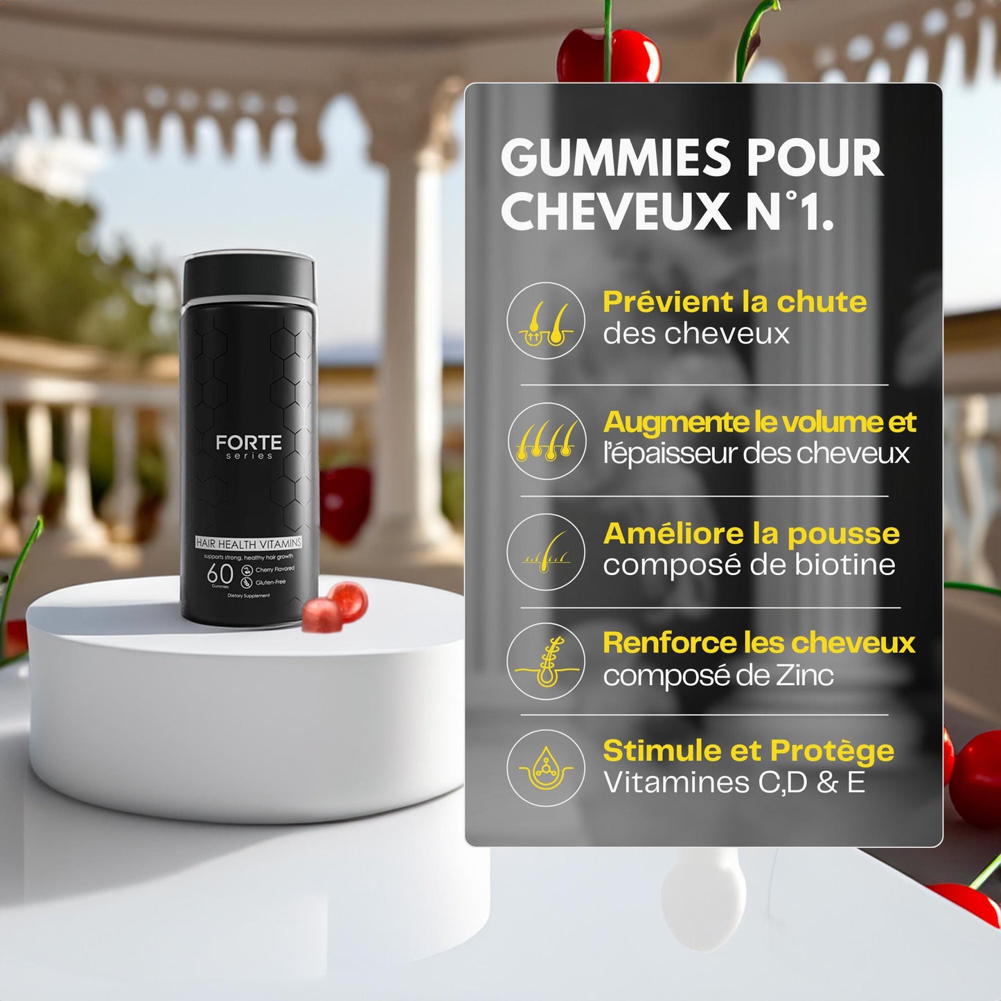 Gummies pour Cheveux