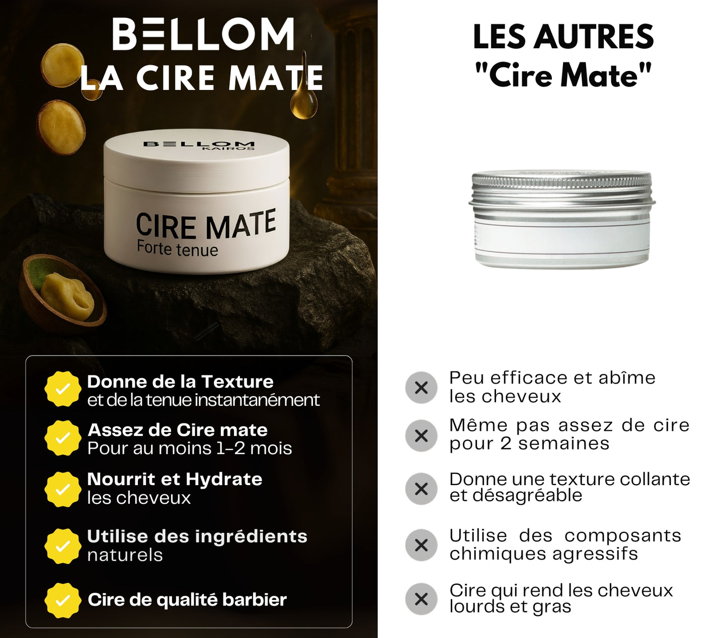 Cire mate